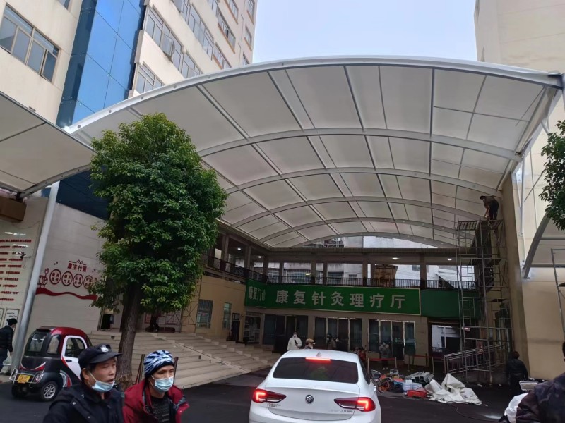2026咸阳推拉棚膜结构一体化厂家，厂区、园区停车棚工程承接